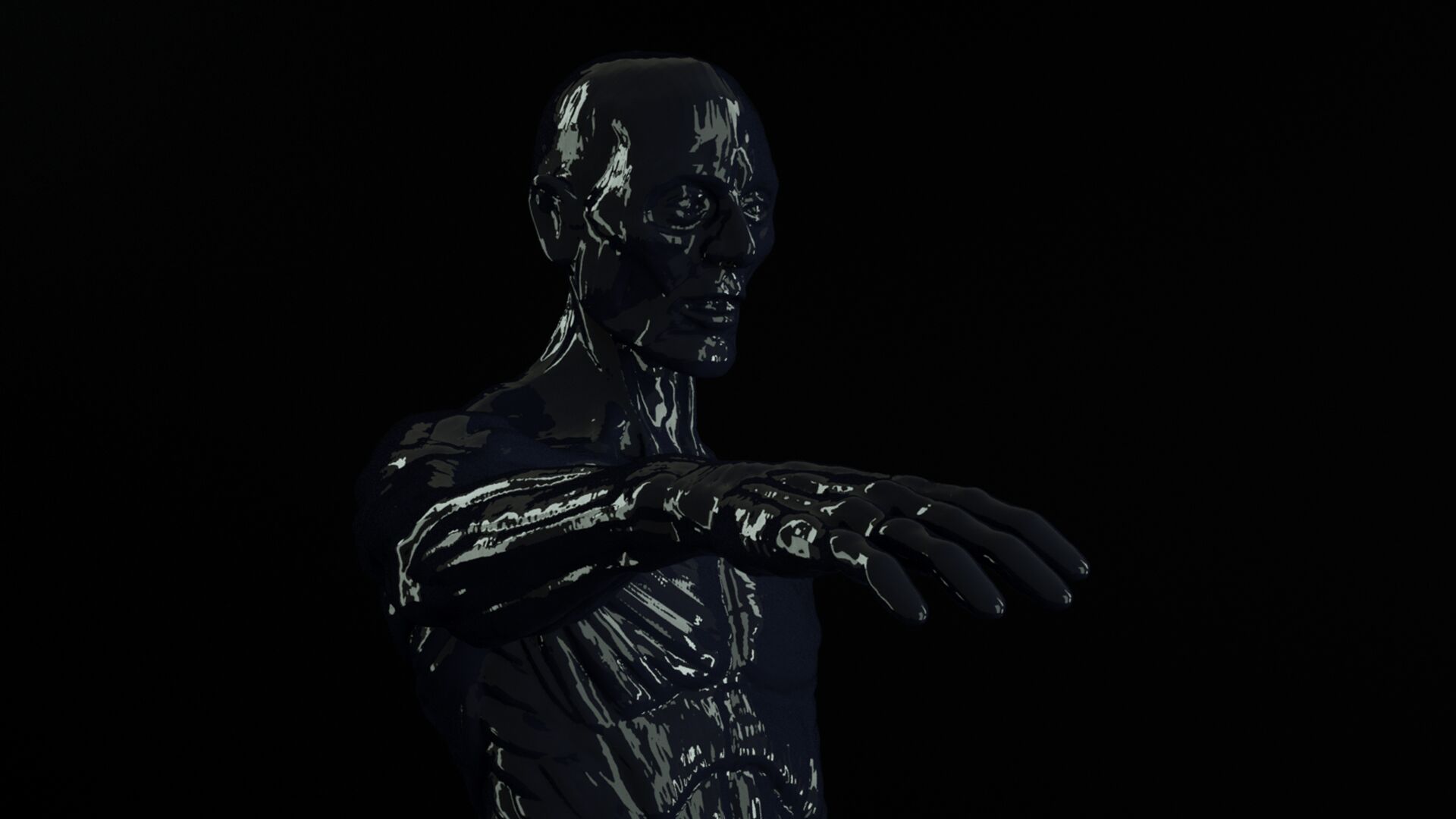 Black 3D Figure | Epitome Services